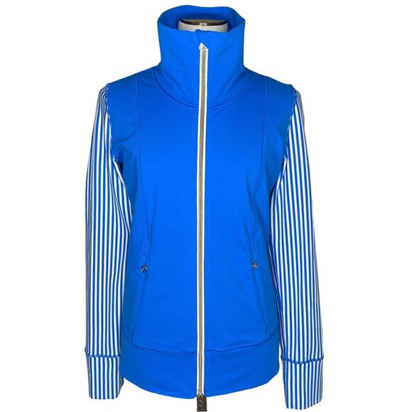Lululemon Daily Yoga Jacket Beaming Blue size 8 - Picture 14 of 14